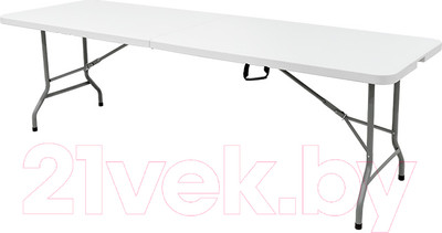 Стол складной Calviano Пластиковый 244 (белый)