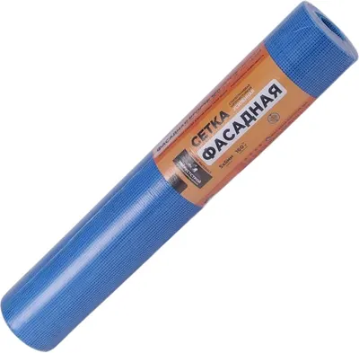 Стеклосетка Эверестстрой Фасадная 160г/м2 5х5мм (1х20м)