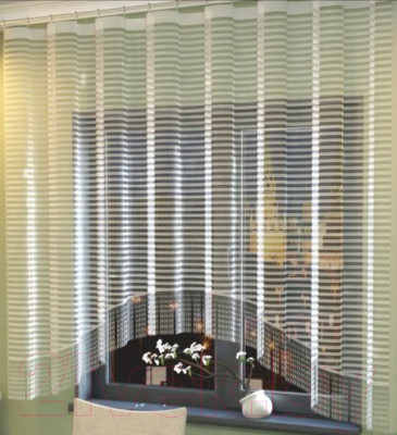 Гардина Лента 10С6417 Е272Р (185x250, белый)