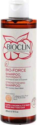 Шампунь для волос Bioclin Bio-Force Укрепляющий Для ослабленных и тонких волос Гуарана (200мл)