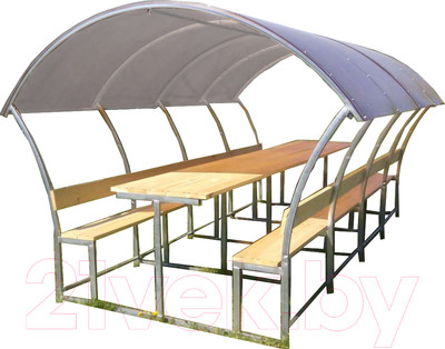 Беседка ВЕЛЕС Астра 3м с покрытием (молочный)