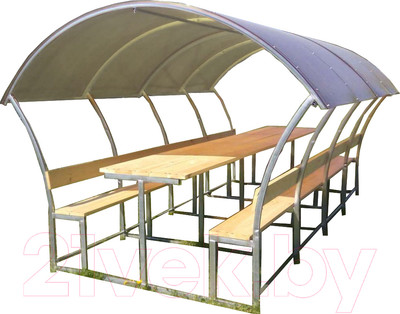 Беседка ВЕЛЕС Астра 3м с покрытием (тонированный)
