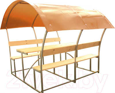 Беседка ВЕЛЕС Астра 2м с покрытием (бронзовый)