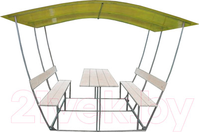 Беседка ВЕЛЕС Тюльпан 2м с покрытием (желтый)
