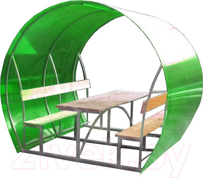 Беседка ВЕЛЕС Пион 2м с покрытием (зеленый)