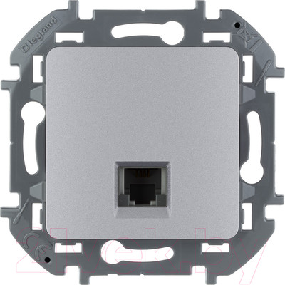 Розетка Legrand Inspiria 673822 (алюминий)