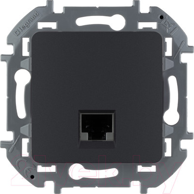 Розетка Legrand Inspiria 673833 (антрацит)
