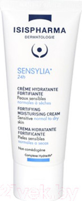Крем для лица ISISPHARMA Sensylia 24h Увлажняющий укрепляющий д/чувств нормал обезвож кож (40мл)