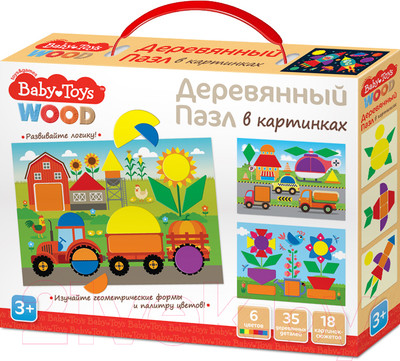 Набор пазлов Baby Toys 04098 (35эл)