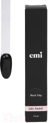 Гель-краска для ногтей E.Mi Classic Черный тюльпан (10мл)