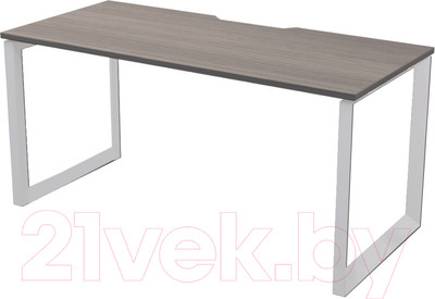 Письменный стол Программа Техно Аргентум-МП НТМП.О-180 (лиственница/белый)