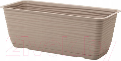 Вазон Formplastic Sahara / 3180-051 (серо-бежевый)