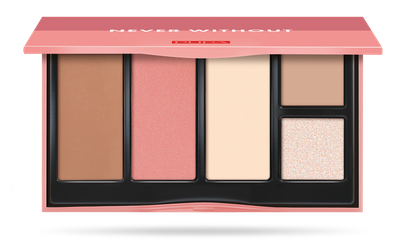 Палетка для скульптурирования Pupa Never Without All In One тон 001 Light Skin (15.2г)