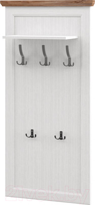 Вешалка для одежды Мебель-Неман Тиволи МН-035-31 (белый текстурный/дуб стирлинг)