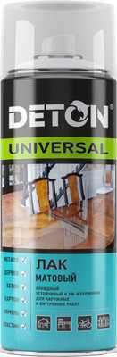 Лак Deton Universal Алкидный атмосферостойкий (520мл, матовый)