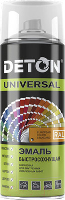 Эмаль Deton Universal Акриловая быстросохнущая RAL 7004 (520мл, серый сигнальный)