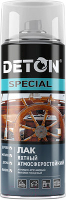 Лак яхтный Deton Special Алкидный универсальный (520мл, глянцевый)