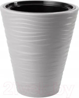 Кашпо Formplastic Sahara Dunes / 2722-055 (светло-серый)