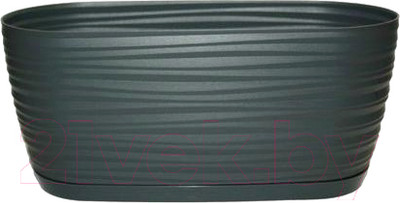 Кашпо Formplastic Sahara Petit / 3110-014 (антрацит)