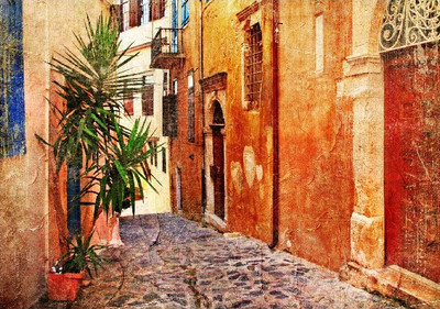 Фотообои листовые Citydecor Улочка 2 (200x140)