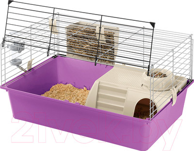 Клетка для грызунов Ferplast Cavie 15 Tris / 57077470 (фиолетовый)