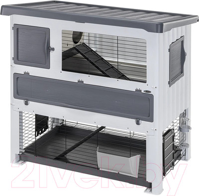 Клетка для грызунов Ferplast Grand Lodge 120 Plus / 57087800 (серый)