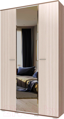 Шкаф Памир Италия ШК-1300 (ясень шимо темный/ясень шимо светлый)