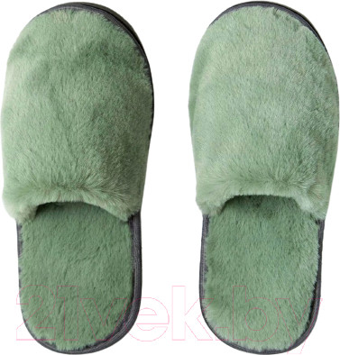 Тапочки домашние Amaro Home Закрытый нос / HOME-4004-Iz0-39 (изумрудный,39-41)