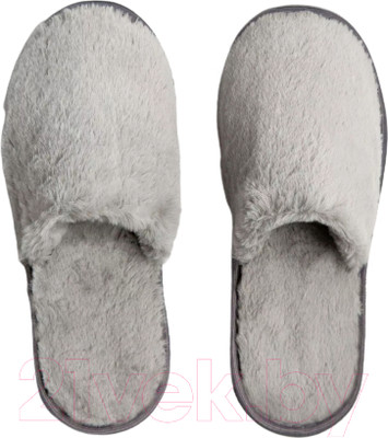 Тапочки домашние Amaro Home Закрытый нос / HOME-4004-S0-36 (серый, 36-38)