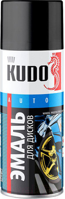 Эмаль автомобильная Kudo Для дисков / KU-5205 (520мл, стальной)