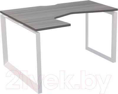 Письменный стол Программа Техно Аргентум-МП НТМП.О-040 левый (лиственница/белый)