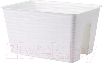 Кашпо Formplastic Sahara / 4460-011 (белый)