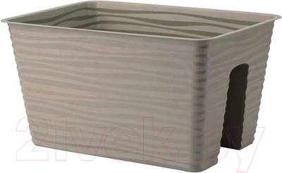 Кашпо Formplastic Sahara / 4460-051 (серо-бежевый)