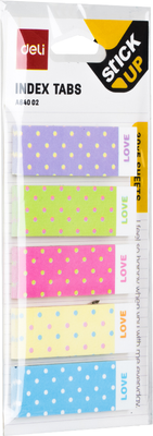 Стикеры канцелярские Deli А64002 (150л, 5 цветов)