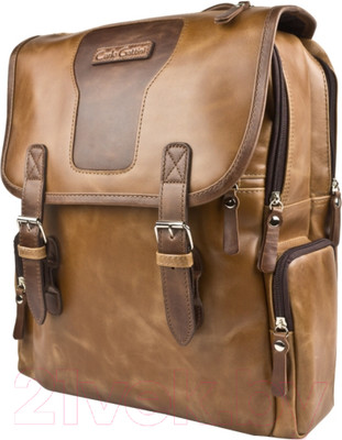 Рюкзак Carlo Gattini Selvatico Santerno / 3007-03 (коньяк/темно-коричневый)