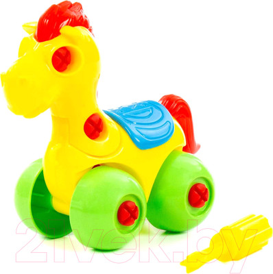Игрушка-конструктор Полесье Лошадка / 83548 (22эл)