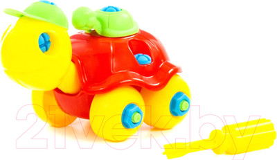 Игрушка-конструктор Полесье Черепашка / 83555 (24эл)