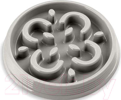 Миска для животных Tarhong Slow Chow / PFWBL1070MFG (серый)