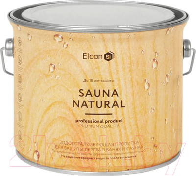 Пропитка для дерева Elcon Sauna Natural (2л)