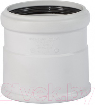 Муфта внутренней канализации Ostendorf ДУ 110 насадная / 335810