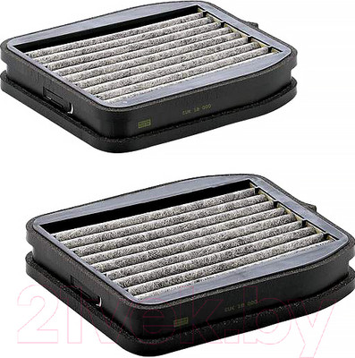 Комплект салонных фильтров Mann-Filter CUK18000-2 (угольный, 2шт)