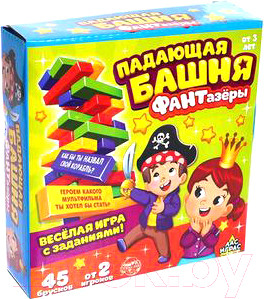 Настольная игра Лас Играс Падающая башня. Фантазеры / 3440817