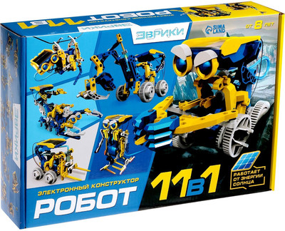 Конструктор электромеханический Эврики Робот 11 в 1 / 5003688