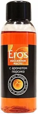 Эротическое массажное масло Bioritm Eros c ароматом персика / 13008 (50мл)