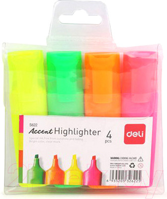 Набор маркеров Deli S622 (4шт)