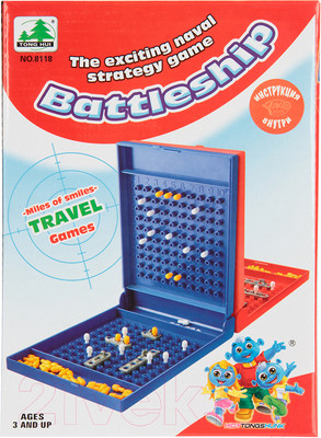Настольная игра Наша игрушка Морской бой / Y4024103