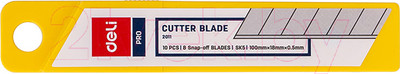 Набор сменных лезвий канцелярских Deli 2011 (10шт)