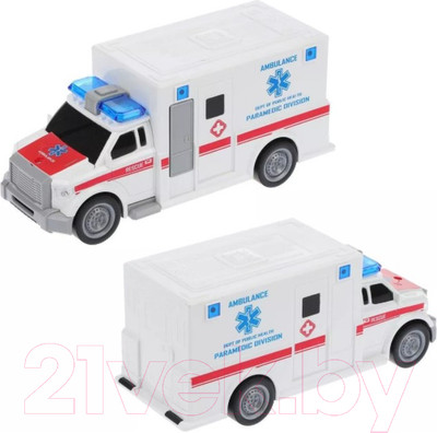 Автомобиль игрушечный Наша игрушка Скорая помощь / WY670A