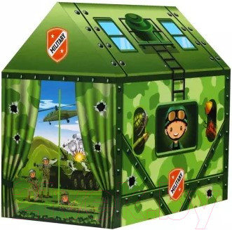 Детская игровая палатка Наша игрушка Военная / 995-7070C
