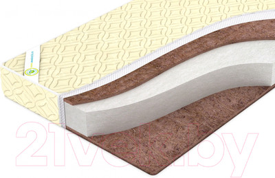Матрас в кроватку Монис Стиль Кокос-Люкс / 020м (бязь)